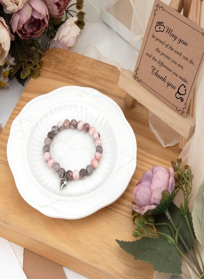 nuozodki Nurse Gifts,Funny Cool School Nurse Week Appreciation Graduation Practitioner Retirement Accessories Thank You Thanksgiving Essentials for Work Christmas Valentines Gifts Bracelet Female Ideas - Image 5